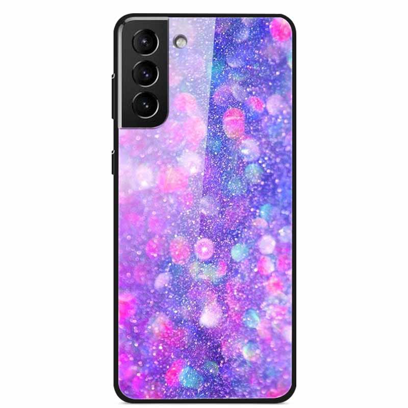 For Samsung S22 5G Cases S22Plus S22Ultra 5G Tempered Glass Hard Back Cover for Samsung Galaxy S22 Plus Case S22Ultra S22+ Cover