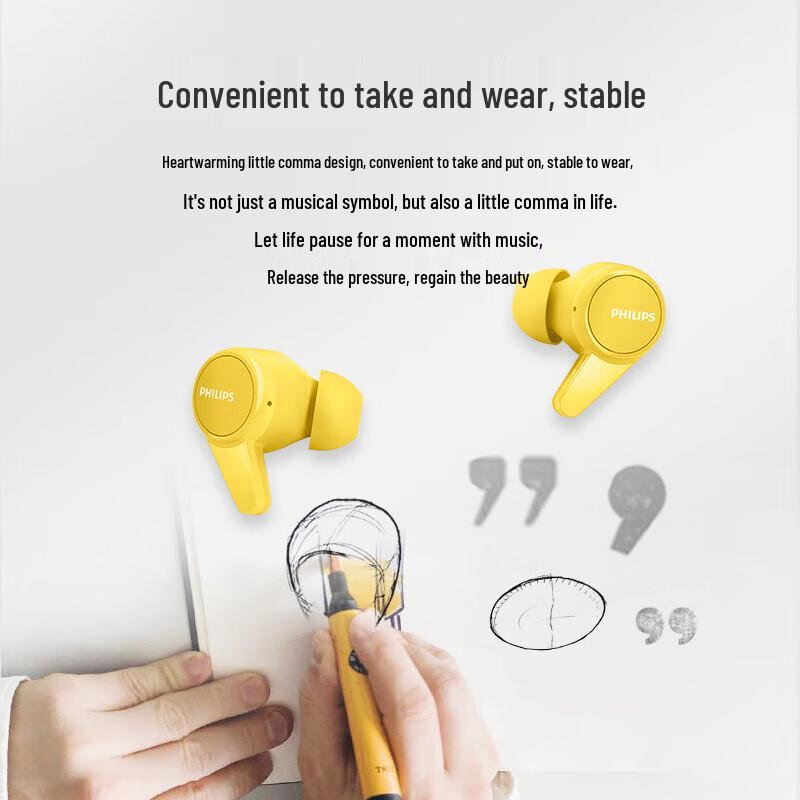 Philips True Wireless Bluetooth Earbuds