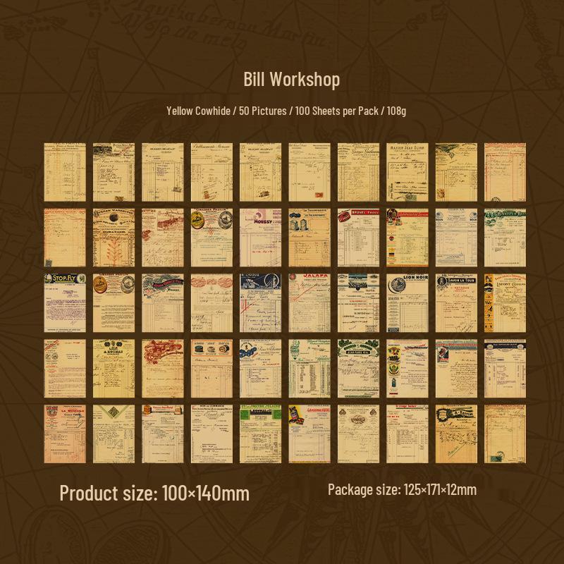 Vintage vergilbtes Tagebuch: Englische Retro-Serie - 100 Blatt für Dekoration und Basteln