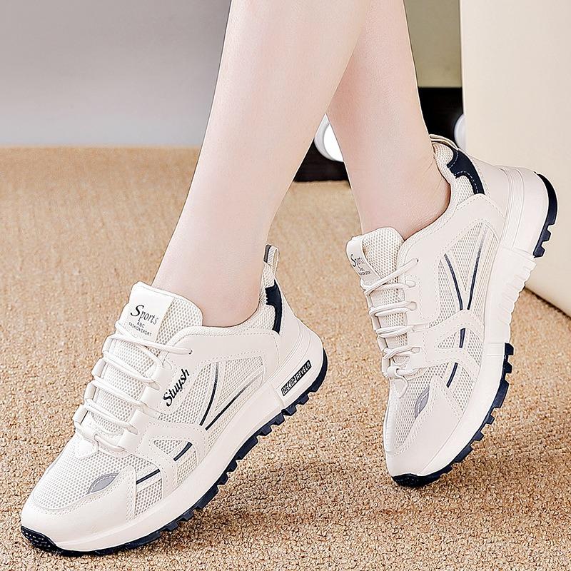 

Толстая подошва Женская обувь Удобные кроссовки для бега Спорт на открытом воздухе Фитнес Женская обувь Модные кроссовки Дышащие повседневные кроссовки 40