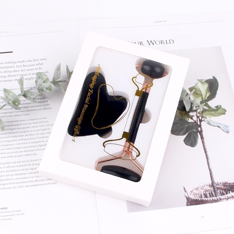 Meridian Gua Sha Facial Massage Roller Set