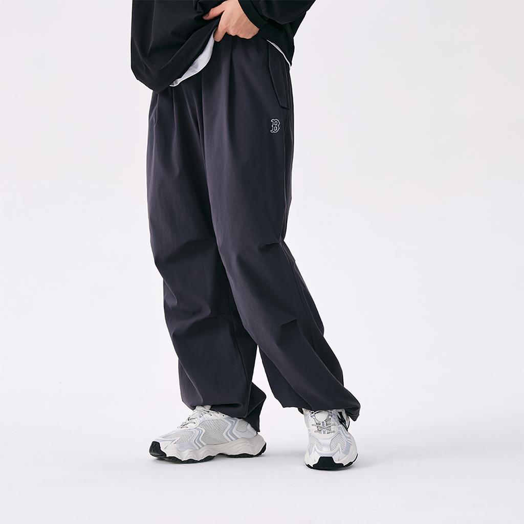 New MLB Boston Red Sox Basic Collection SS25 Casual Pants Unisex Charcoal Gray 3AWPB0851-43CGS