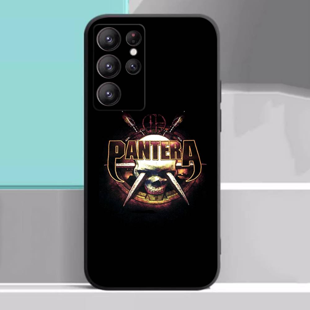 P-Pantera Musikband Handyhülle Für Samsung S 24 fe 25 Ultra plus 20 lite 21 30 22 23 24 22 Ultra 5G Fundas