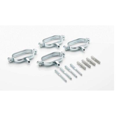 Fixing Kit - BONI-SHOP® - Aeroline - Stainless Steel - DN20 DN25 - 4 Oval Clamps