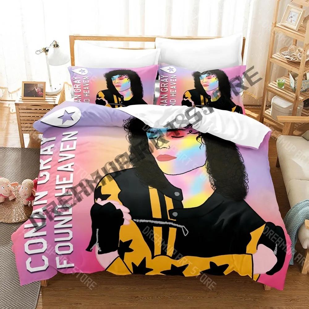 3D Print Conan Gray Found Heaven Bedding Set Single Twin Full Queen King Size Bed Set Adult Kid Bedroom Duvetcover Sets
