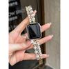 Luxury Diamond Band For Apple Watch Ultra 10 9 8 7 6 5 4 Woman Pearl Bracelet Strap For iWatch 38 40mm 41mm 42mm 45mm 46mm 49mm