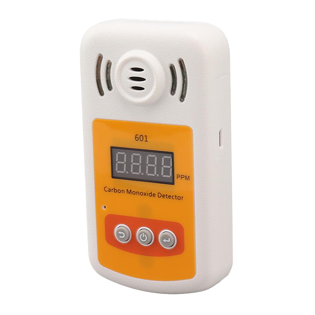 CO Gas Tester Handheld CO Gas Detector Digital Gas Tester With Sound Light Alarm 1ppm Resolution