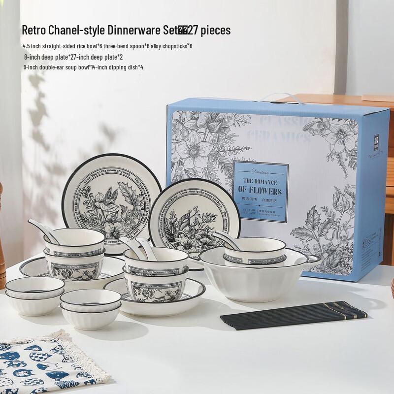 Мой ретро керамический обеденный сервиз в французском стиле