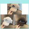 Alphabet Embroidered Wool Blend Baseball Cap With Warm Earmuffs For Winter Casual Men Women