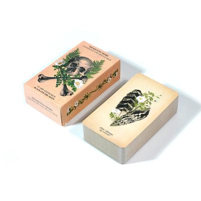 Memento Mori Oracle Deck od Claire Goodchild Lenormand Deck Anatomie Oracle Tarot Deck Čarodějnické tarotové karty Oracle Deck