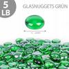 Decorative glass mosaic stones 2250g for the garden, DIY flowerpots