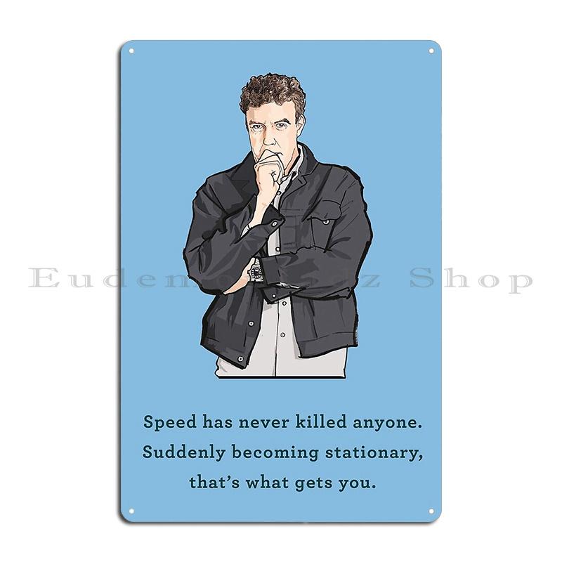 

Jeremy Clarkson Poster How Hard Can It Be Metal Sign Design Design Club Mural Pub Tin Sign Poster 20x30cm（7.8x11.8inch）