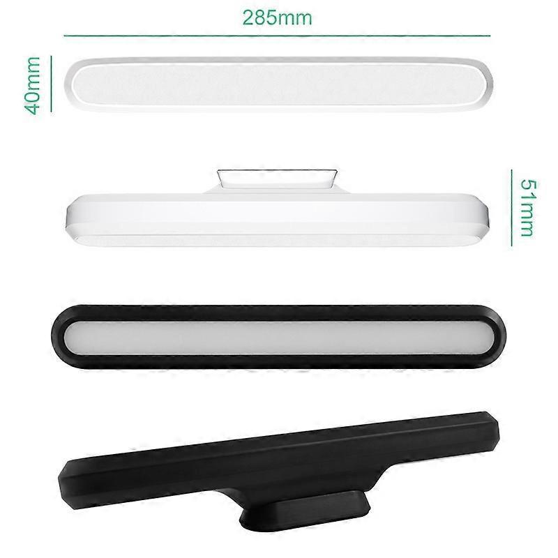 Desk Tricolor Temperature Learning Reading Lights, Style: USB Direct Plug (White)