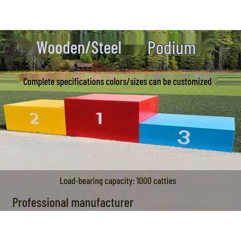 Wooden Podium for Sports Events and Schools