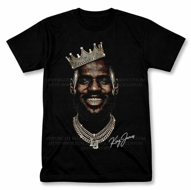 

LeBron James King James Mask Graphic T Shirt Vintage Style Basketball Fan Tee 2XL