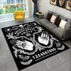 Ouija Tarot sorcellerie gothique tapis, tapis pour salon chambre canapé paillasson décoration, enfants jouent tapis de sol antidérapant