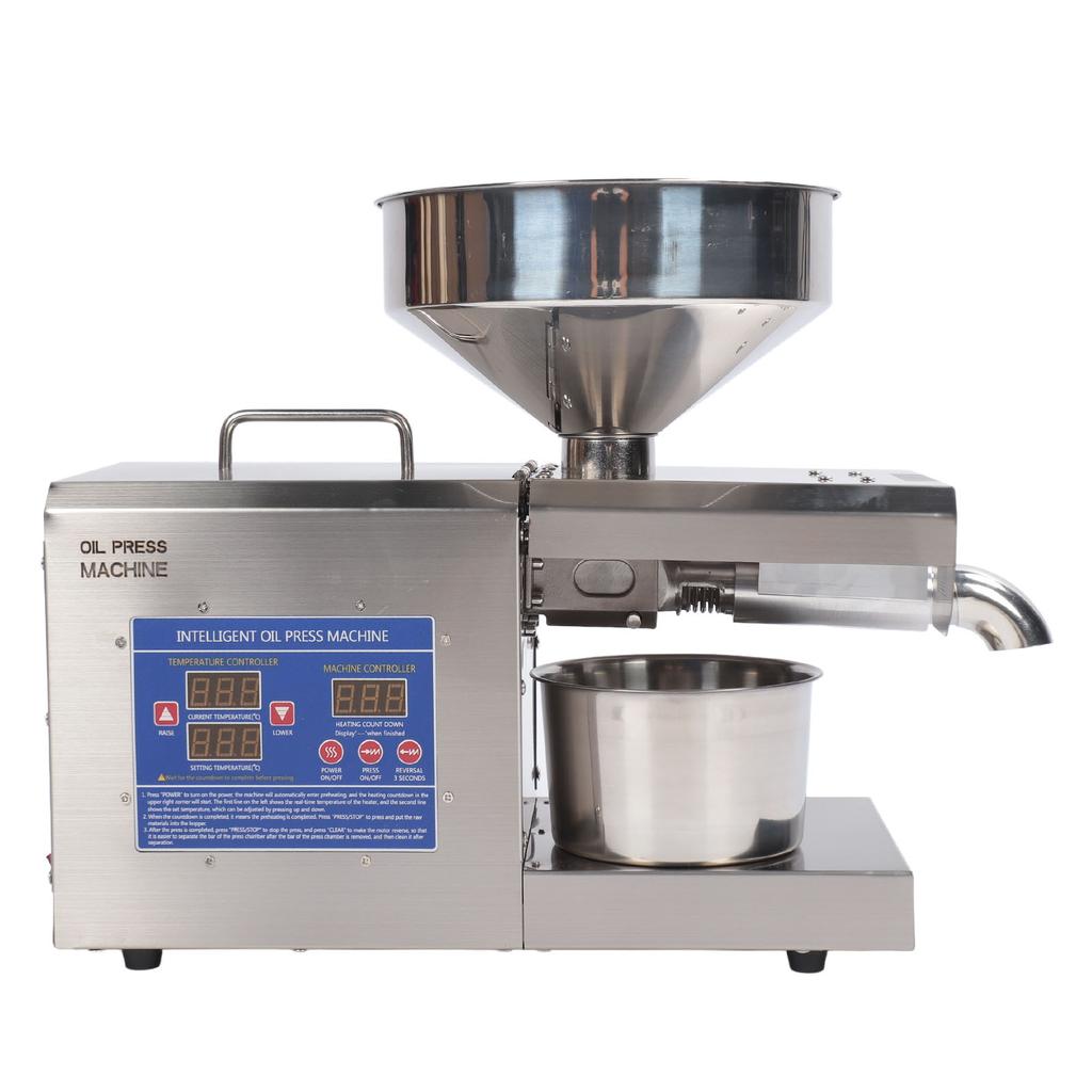 Commercial Oil Press Machine Cold Hot Press Stainless Steel Automatic Extractor Oil Press Expeller