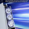 For PS5 Cooling Fan Quiet Cooler Fan LED Light USB3.0 Hubs SZRH A-D