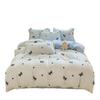Thickened Milk Fleece Four-Piece Set, Coral Flange Double-Sided Fleece Quilt Cover, Bed Sheet, Bed Hat Three-Piece Set