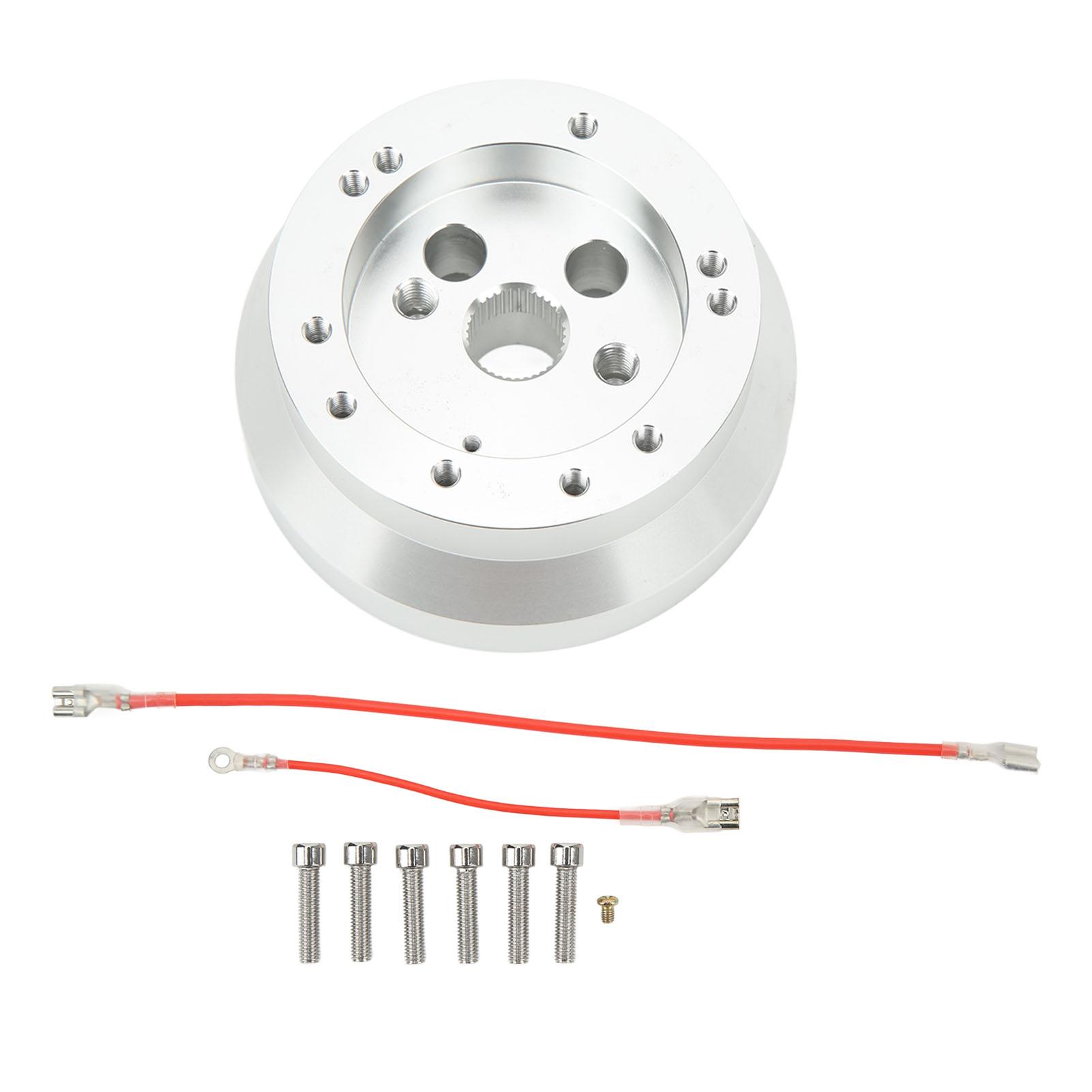 Адаптер ступицы рулевого колеса, полированный, 5 и 6 отверстий, сильная несущая способность, замена для пламенного