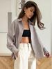 European American Plaid Cotton Women's Loose Fashion Shirt - Autumn/Winter 2024 Trend