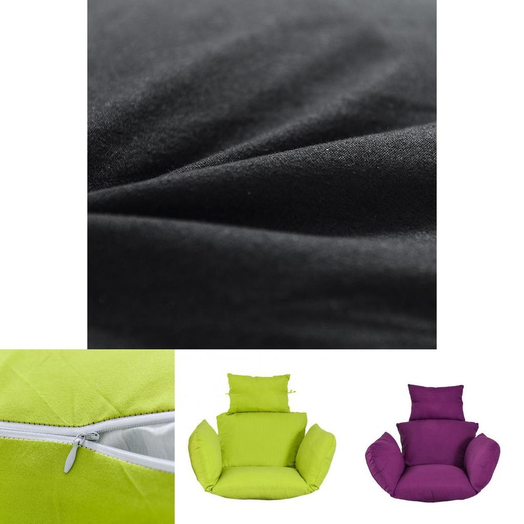 Comfy Rattan Swing Chair Cushion With Thicker Material And High Back Design