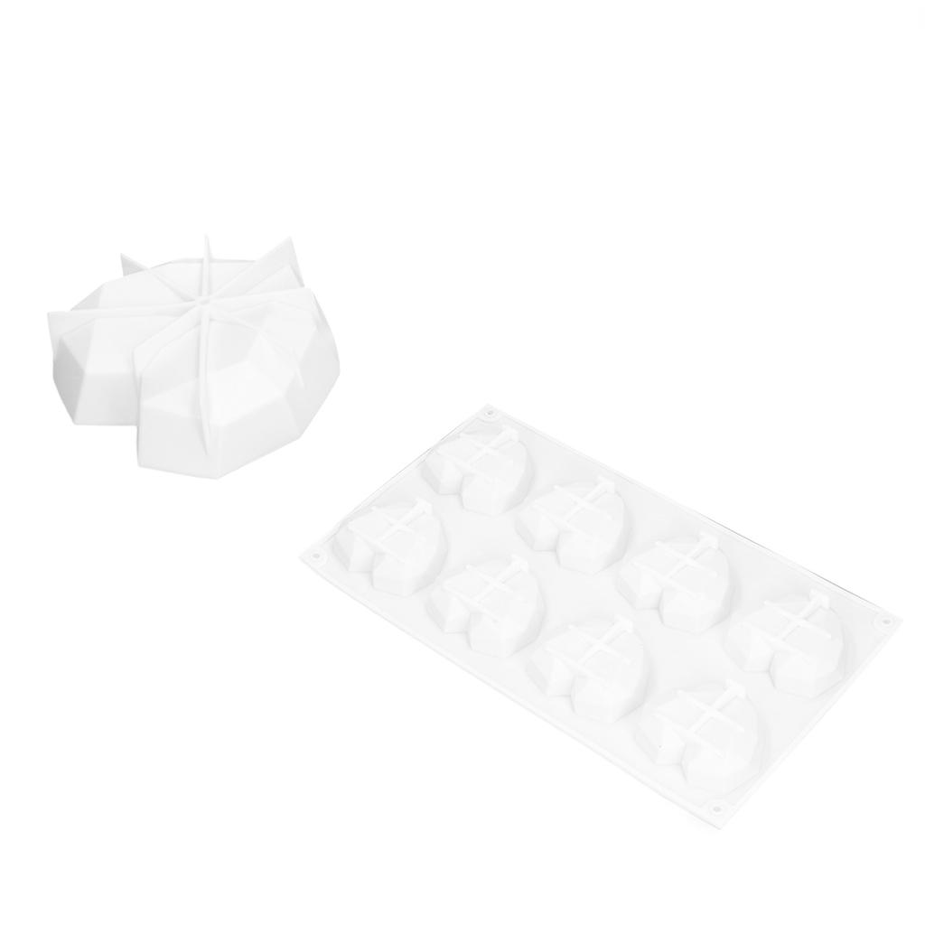 2 Piece Set Heart Mold Food Grade Silicone DIY Production Silicone Baking Mold for Baking Chocolate Fondant Wedding