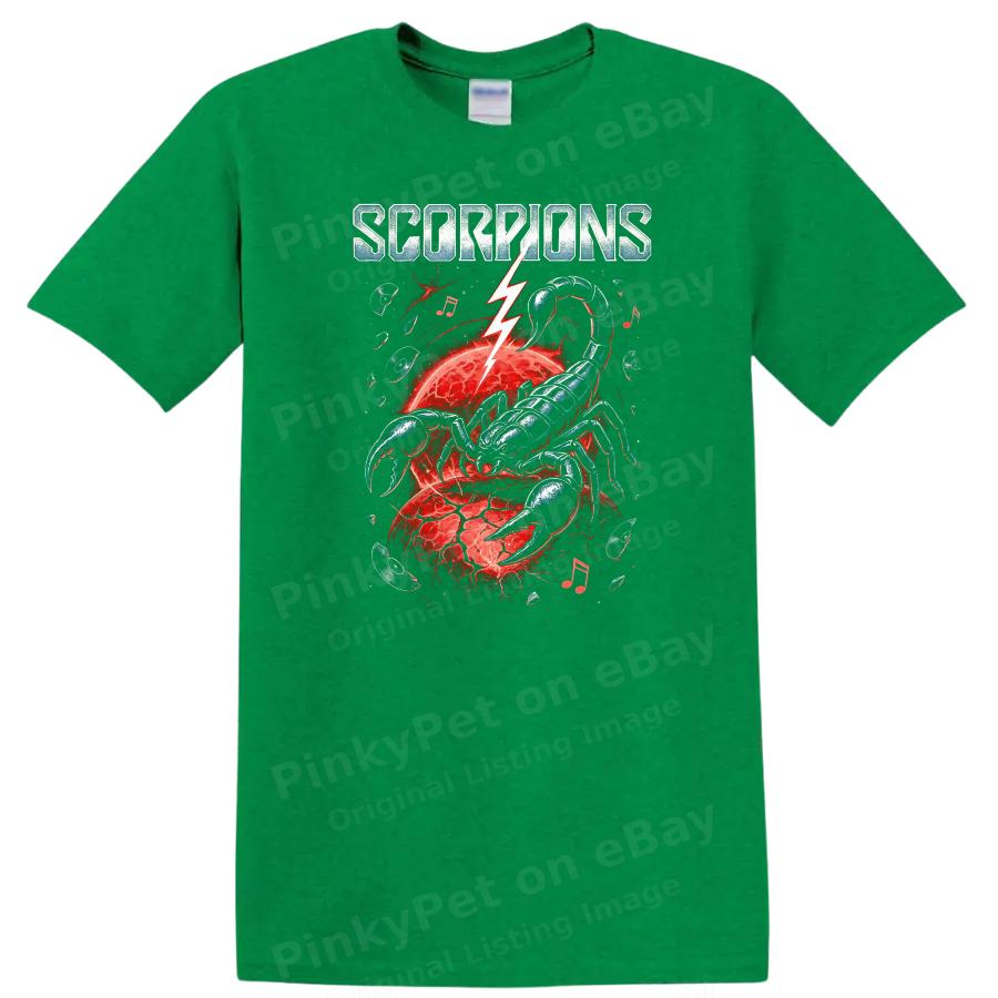 Scorpions Scorpion Maglietta Retro Rock Heavy Metal Maglietta Grafica Cool
