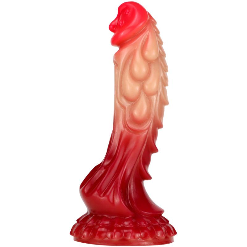 Kirin Jade Liquid Silicone Female Special-shaped Makeup Simulation Gradient Penis Sex Toys