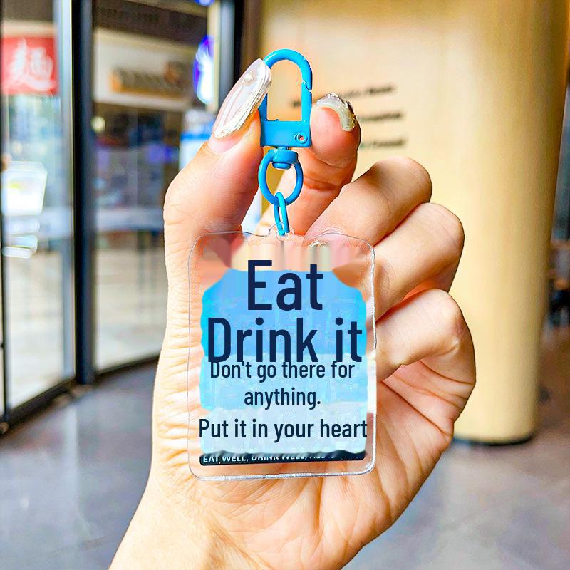 Bad Mood Relief Acrylic Keychain Ornaments: Personalized Gifts for Working People