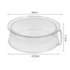 Microwave Food Cover Serving Plate Cover Microwave Splatter Cover Transparent Smooth Surface with Handle 10" Microwave