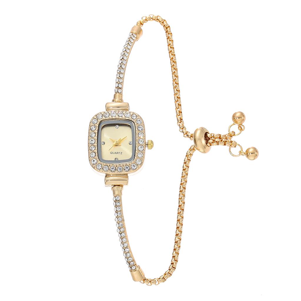 Ceas cu lanț pentru femei Brățară cu stras Ceas de mână Ceasuri cuarț Cadou