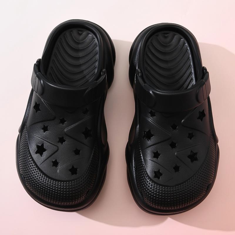 Fashion New 2025 Women Platform Slippers Summer Garden Shoes Soft EVA Thick Sole Girls Fashion Clogs Home Street Slides Slip-on Sandals