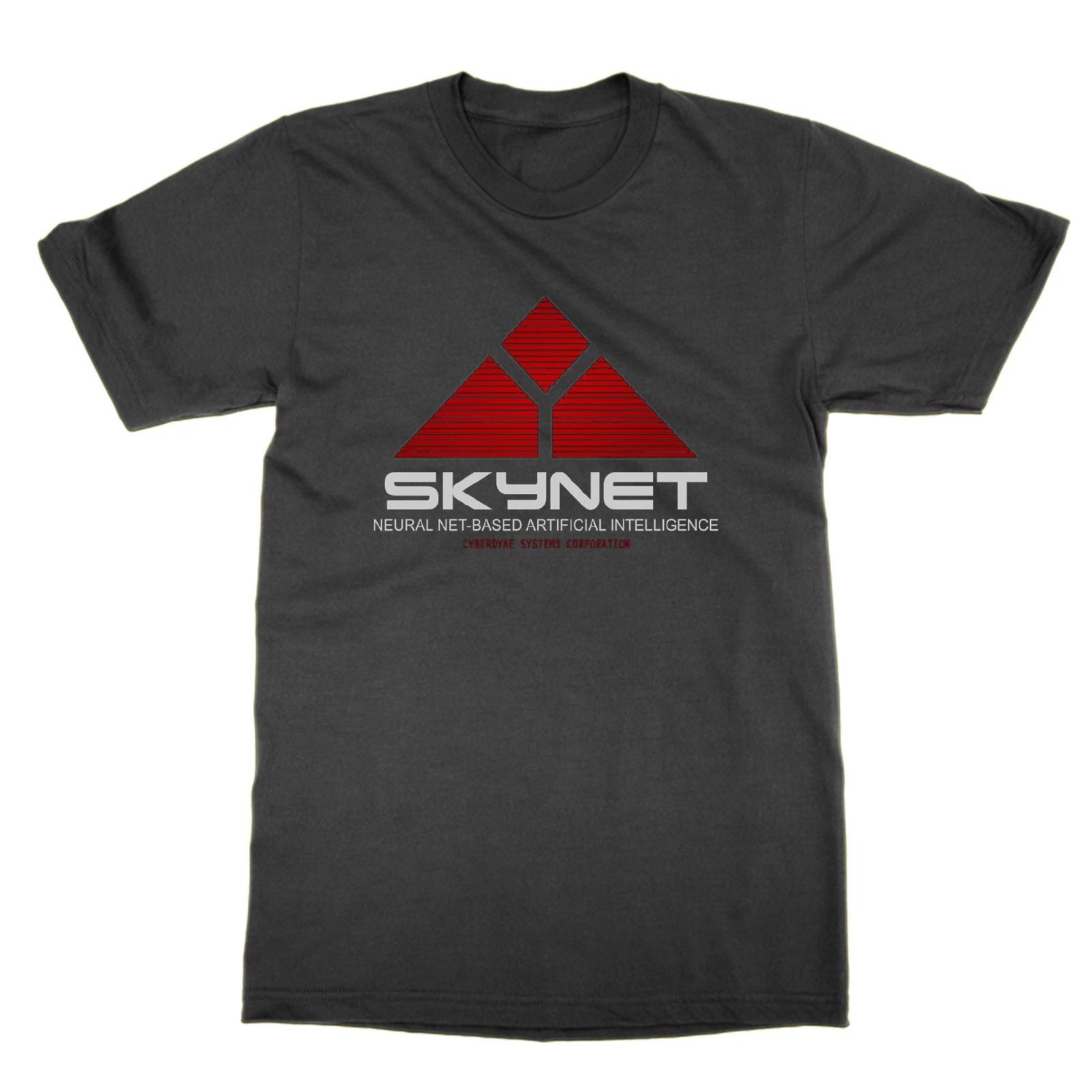 Skynet AI Cyberdyne Systems t-shirt funny movie cosplay tee L
