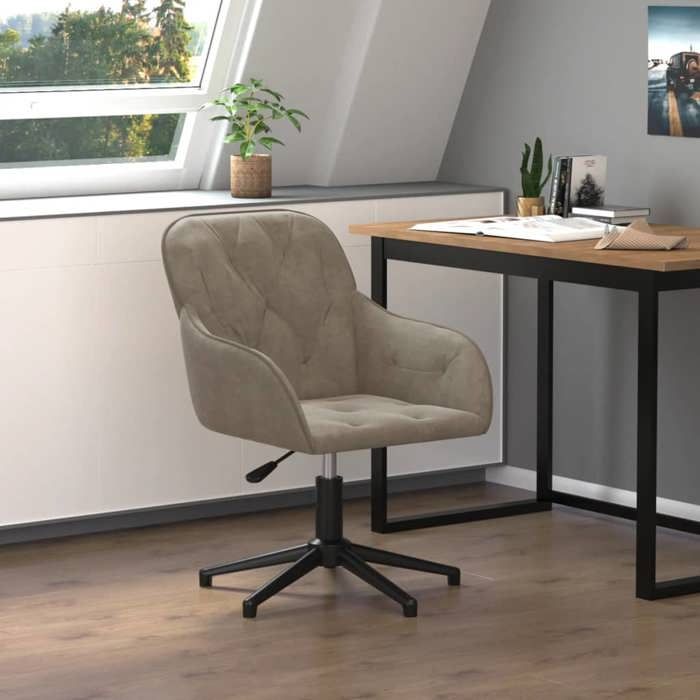 VidaXL Swivel Office Chair Computer Chair Swivel Office Armchair Office Seat Indoor Office Furniture 344856