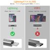 Cubilux Lightning To Dual Headphone Splitter Lightning To Dual Headphone Splitter Cable for iPhone and Share Music with Two Earphone Adapter 3.5mm