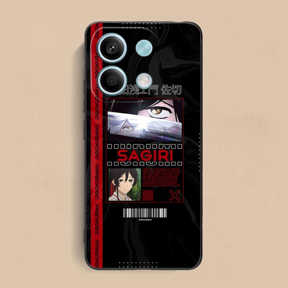 Hell's Paradise Sagiri Phone Case for Xiaomi Redmi 15 14 13 12 A5 3 2 1 C Plus 4G 5G Soft TPU Shockproof Cover