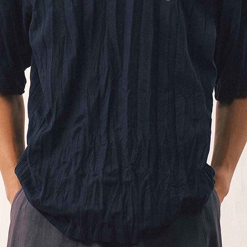 Sketch Men's 2026 Spring Loose Fit Round Neck Long T-Shirt
