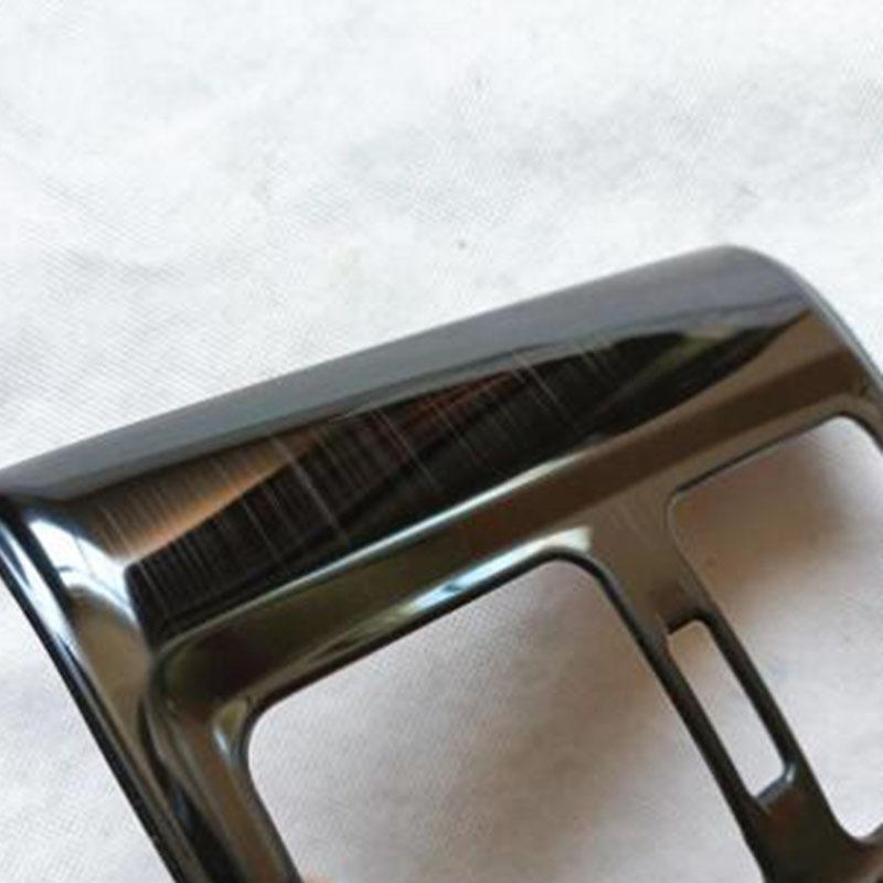 Back Rear Air Vent Trim Cover for Toyota Venza Harrier XU80 Car Styling Sticker Metal Interior Accessories
