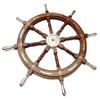 Nautical Marine Wooden Ship Rudder Anchor Pirate Wall Decor 91.44cm