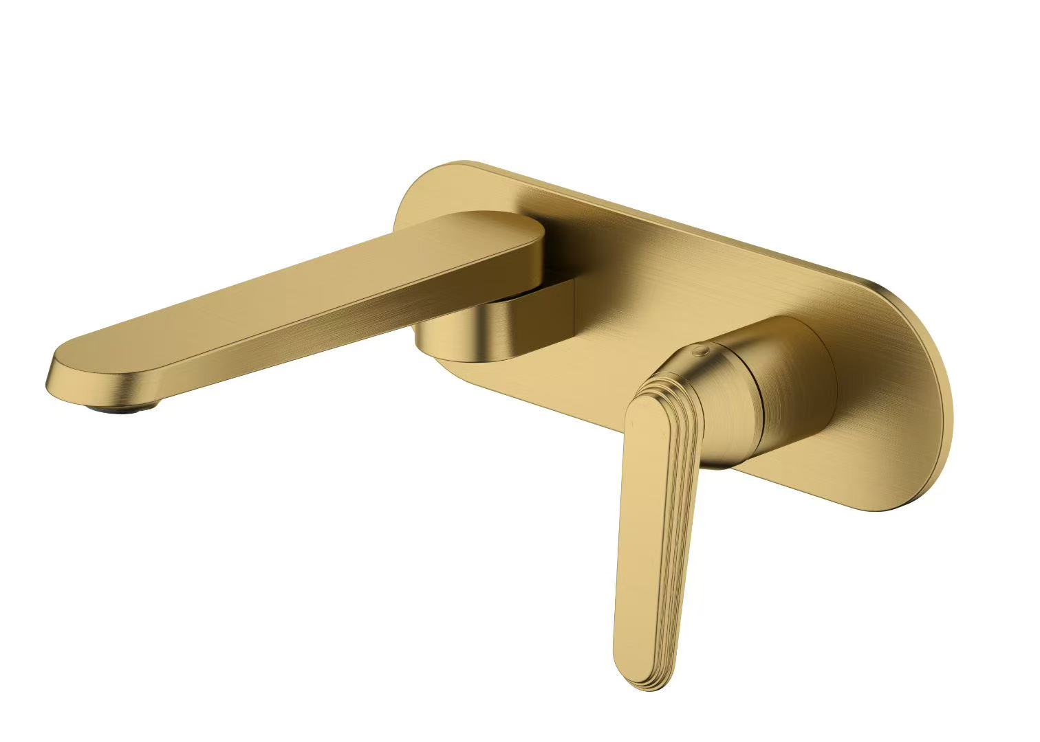Wall Mounted Luxury Bath & Shower Mixer Waterfall Shower Taps Brass Bathroom Bathtub Faucet (Gold,Brass) золотой