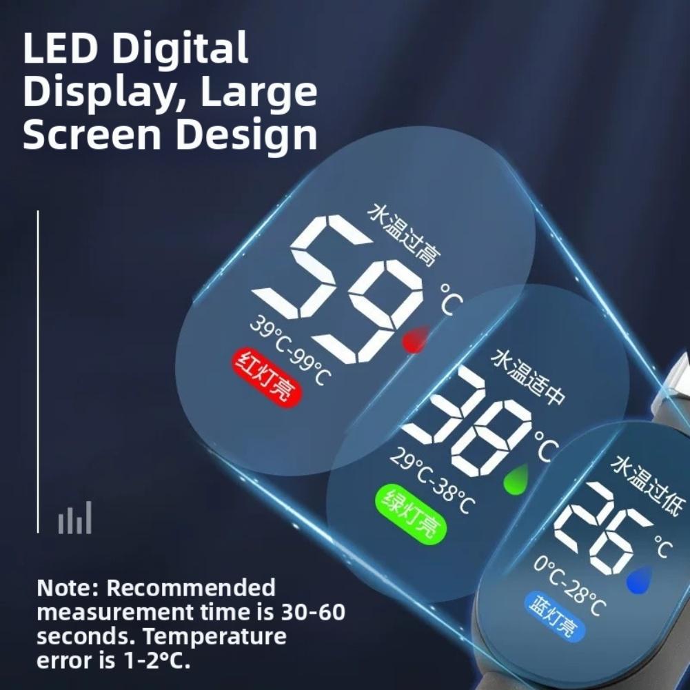 Shower Temp Gauge Water Temp Meter Shower Thermometer Real-time Readings