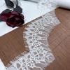 3m x 9cm Narrow Chantilly Lace, Non-stretch Eyelash Lace Trim for Sewing, Bra, Underwear, Lingerie, Dress, Garment, Crafting