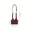 Ärmel Tragbare Flasche Wasserbeutel Kaffeetassenhalter Leder-Schlingenträger Tasche Milchteetassenband Mit Griff Getränketassenbeutel