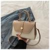 Personalized Trend Belt Simple Color Matching New Fashion Single Shoulder Portable Crossbody Small Square Bag Woman
