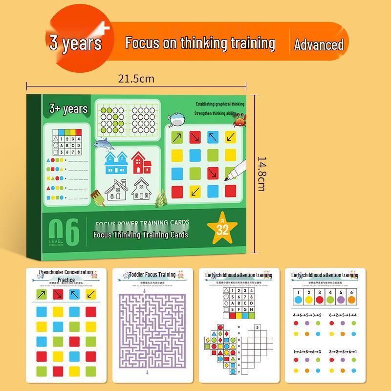 Kids' Erasable Pen Control & Concentration Training Toy - Fun & Educational for Logical Thinking