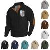 Spring And Men's Standing Collar Sweatshirt Is Outdoor Casual Sweaters Tops