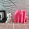 Animal Resin Mould Dinosaur Silicone Molds Ornament Plasters Molds Craft Supplies for Fondant Decoration