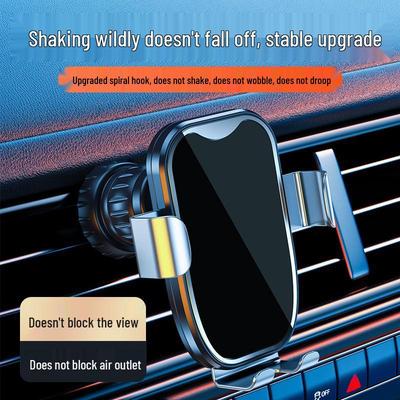 New Gravity Lock Car Phone Holder for Air Vent - Dedicated Navigation Mount