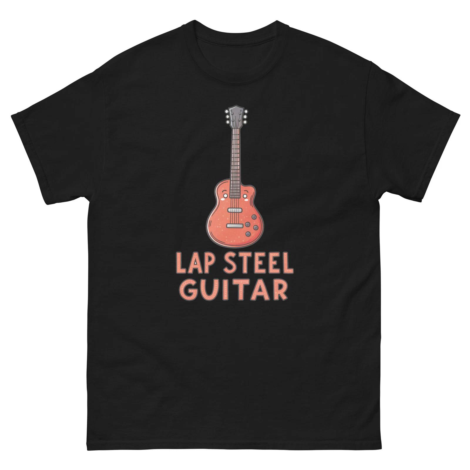 Lap Steel Guitar Musical Instrument Illustration T-Shirt S